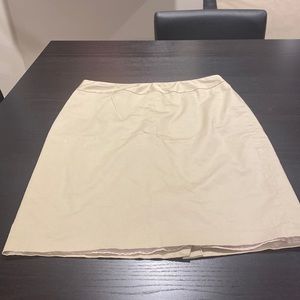 Coldwater Creek Skirt; khaki; size 12